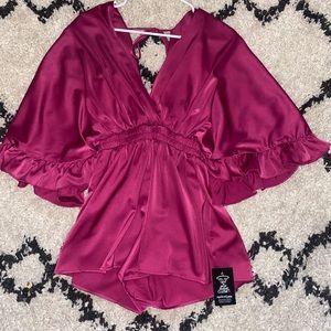 Apricot Lane Magenta Romper